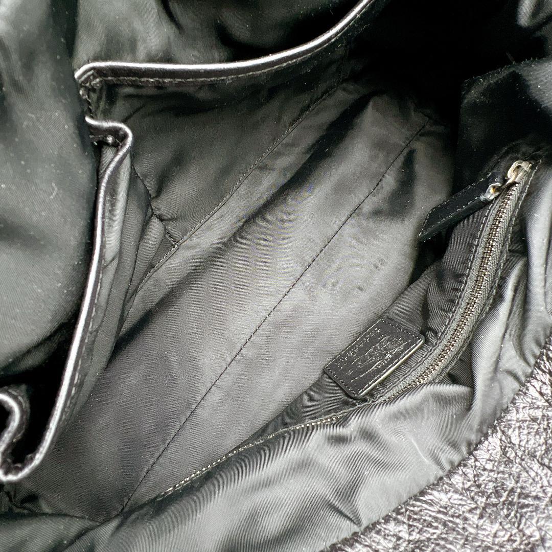 美品 BURBERRY シャドーチェック ナイロン チェーン トートバッグy10