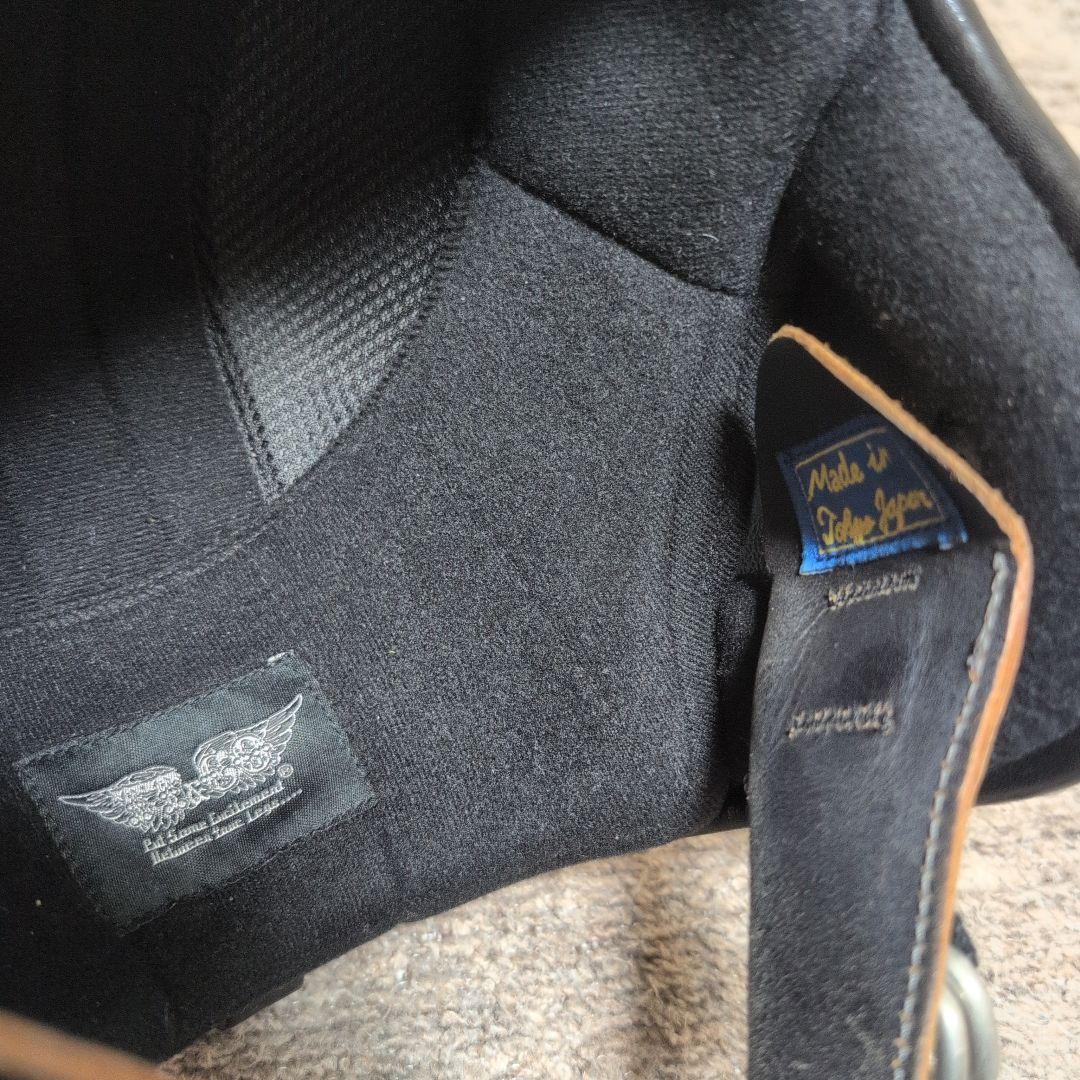 TT&CO.スーパーマグナム レザーリムショットスモールジェットヘルメット