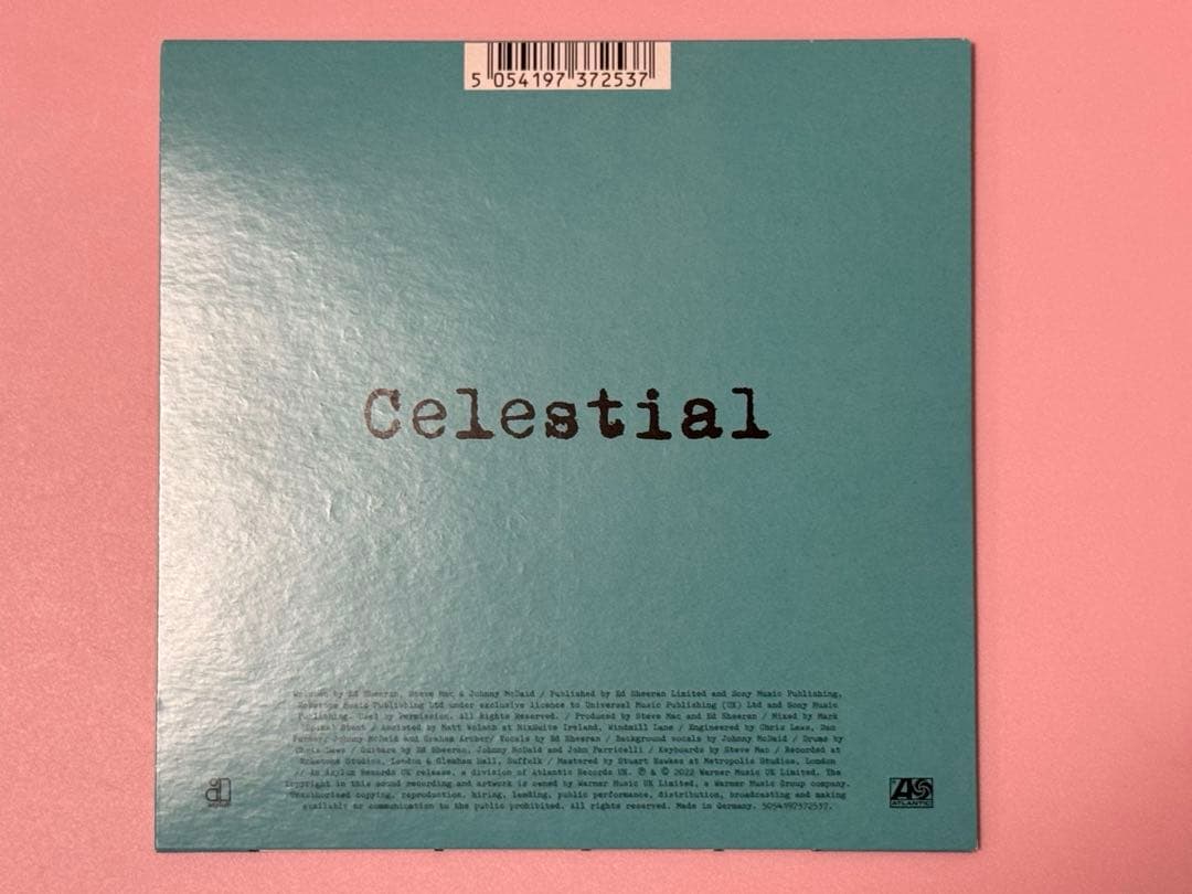 エドシーラン　Ed Sheeran celestial