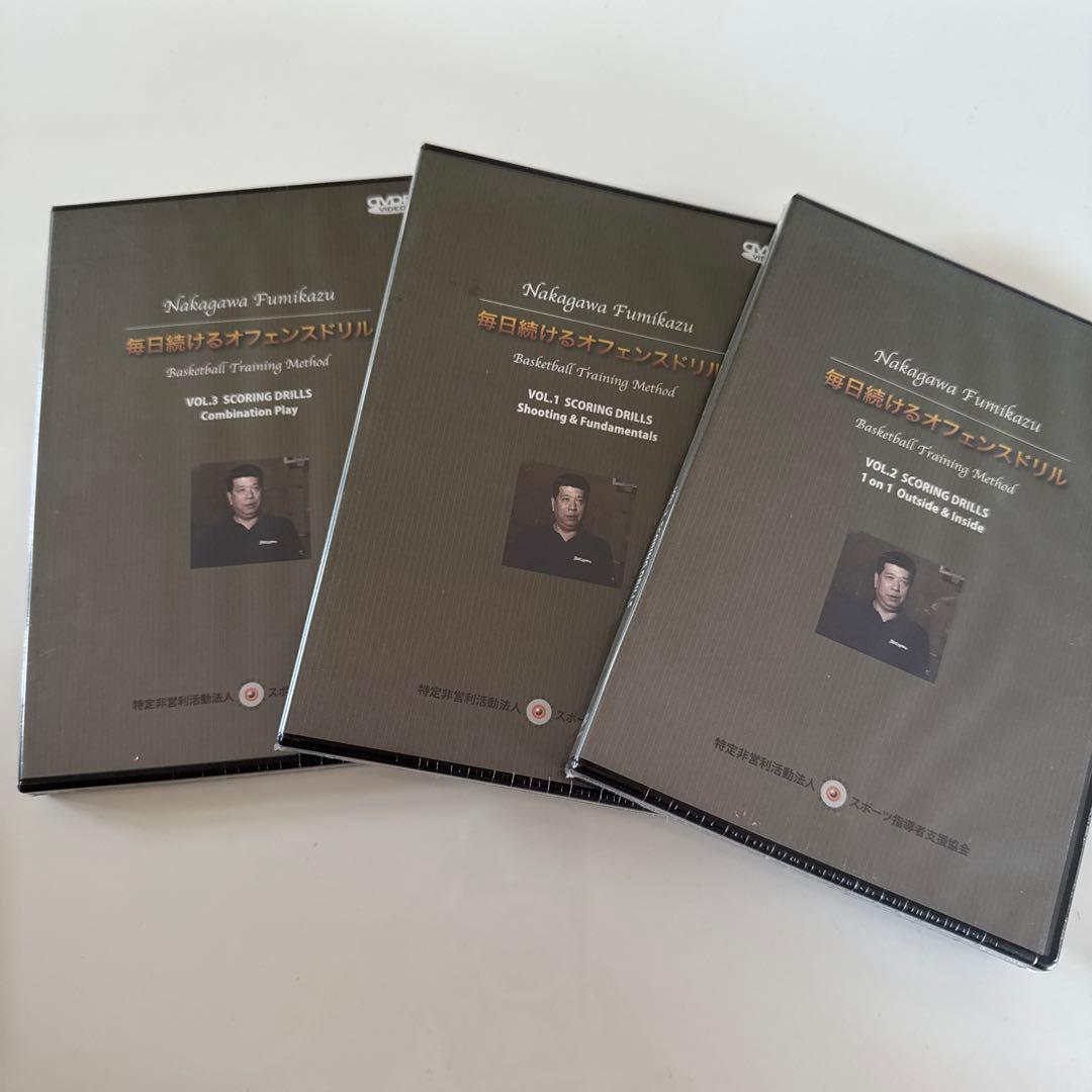 未開封　バスケットボールトレーニングメソッド DVD 3枚セット