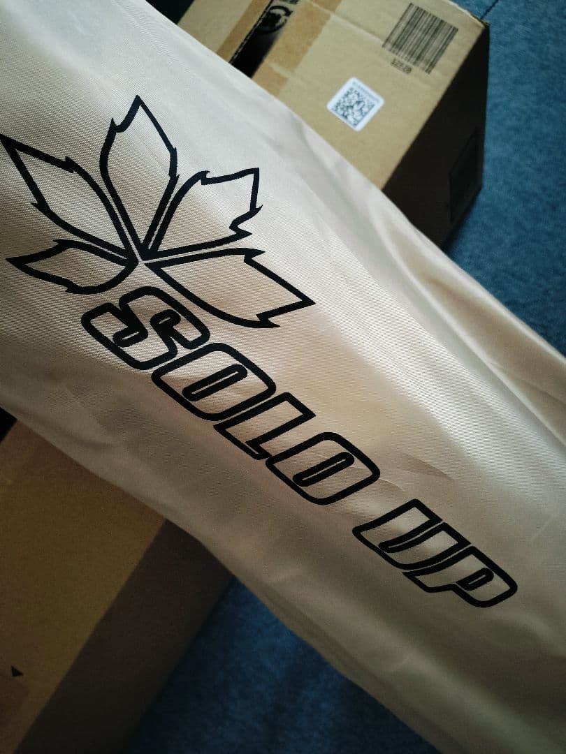 【新品未使用】2人掛けベージュ アウトドアチェア BBQキャンプ椅子