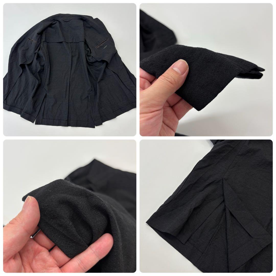 21ss コモリ セット アップ ウール ジャケット ウール ニータック パンツ