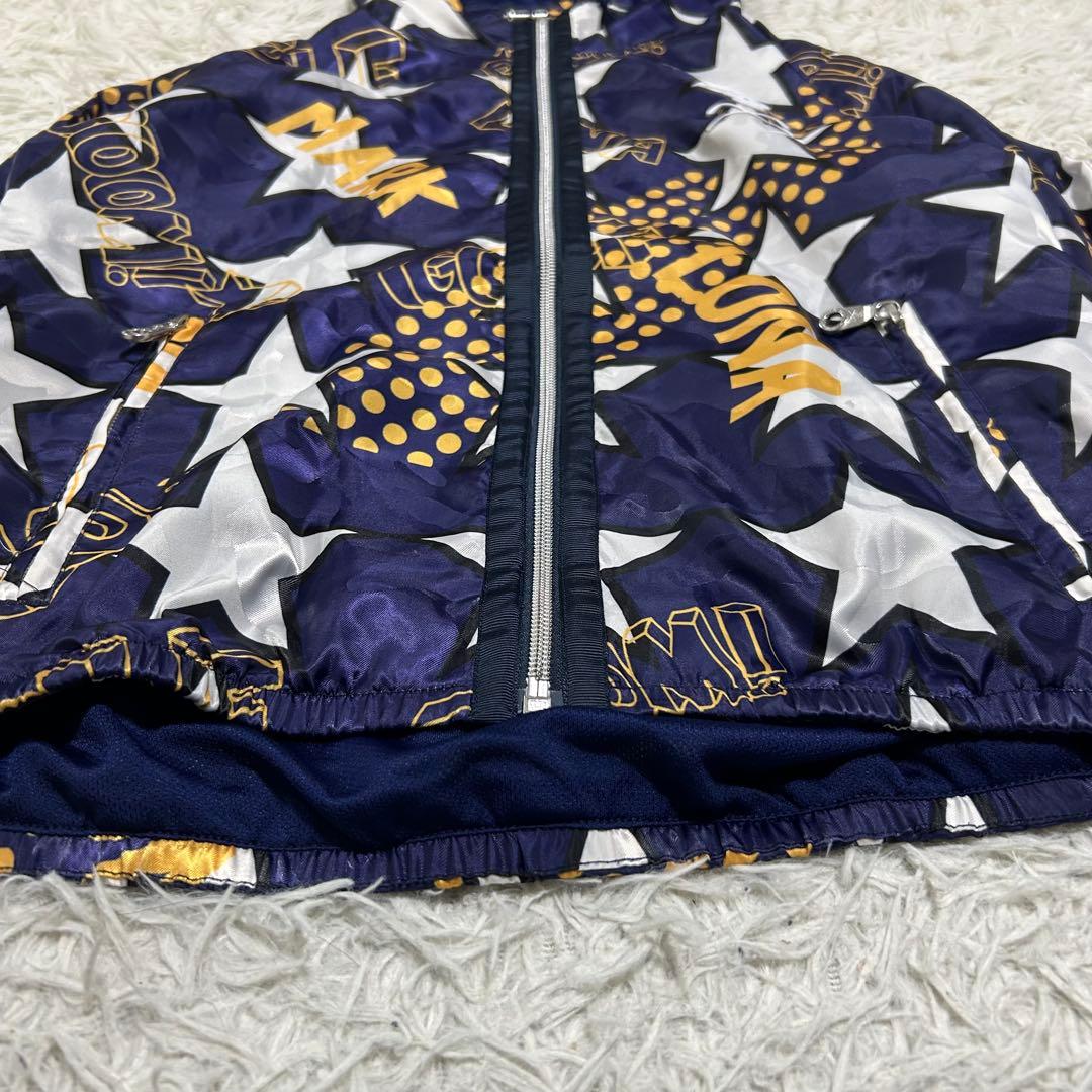 キムタク着用✨美品✨マークアンドロナ ジップパーカー 38 マルチカラー 総柄