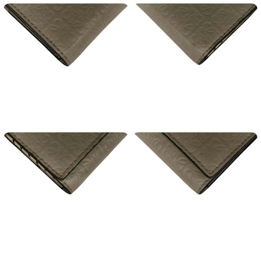 ロエベ　6連キーケース　リピートアナグラム　ベージュ　ライトオーツ