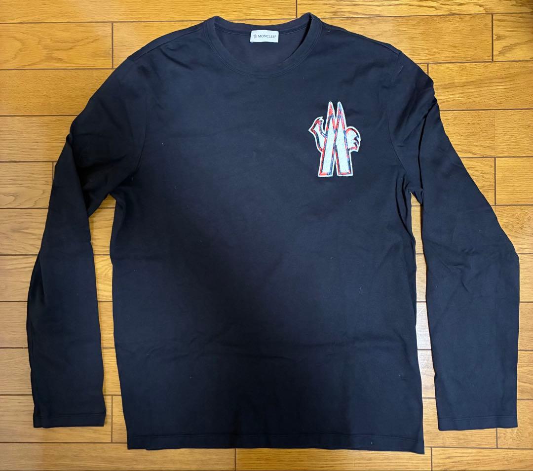 MONCLER モンクレール カットソー ロンT ネイビー 国内正規品 ネイビー
