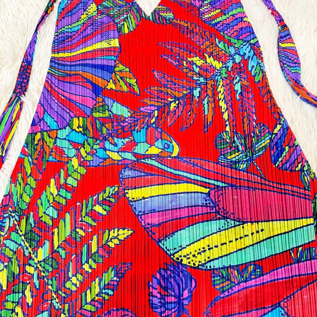 極美品✨PLEATS PLEASE プリーツ　チュニック　バタフライ　サイズ4