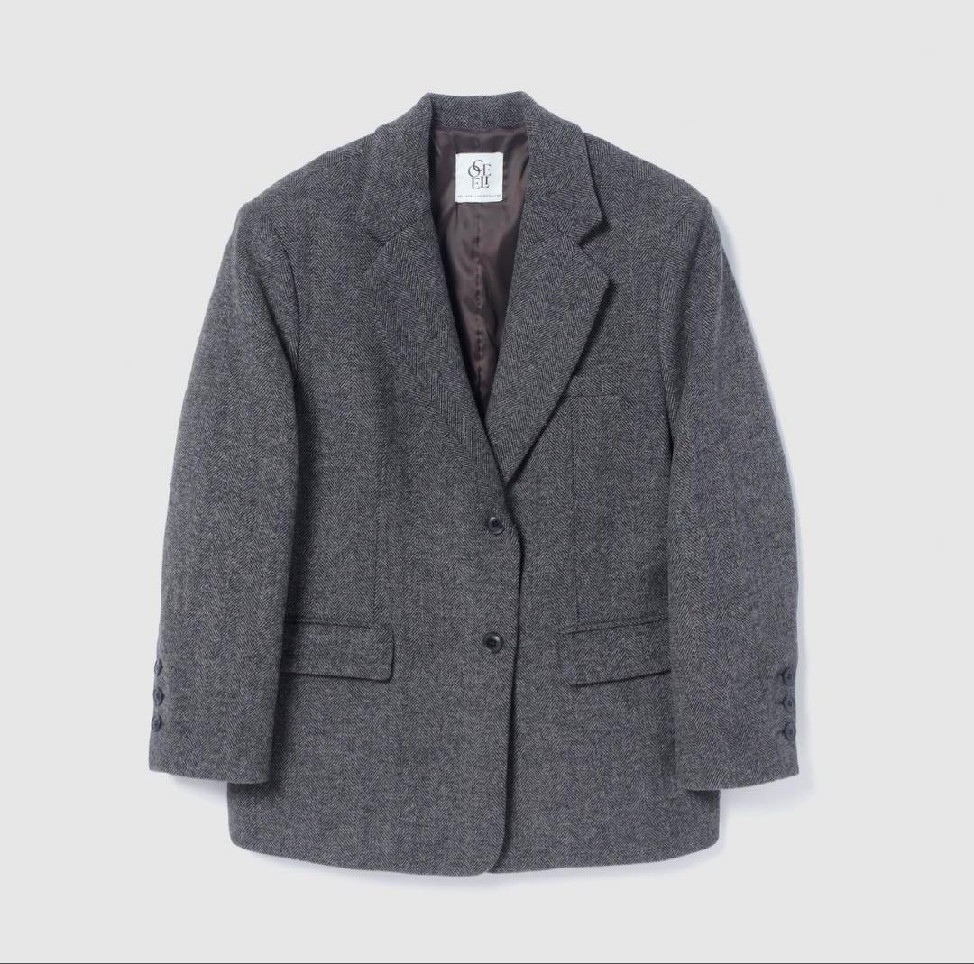 【COELIE】オーバーショルダーテーラードジャケット