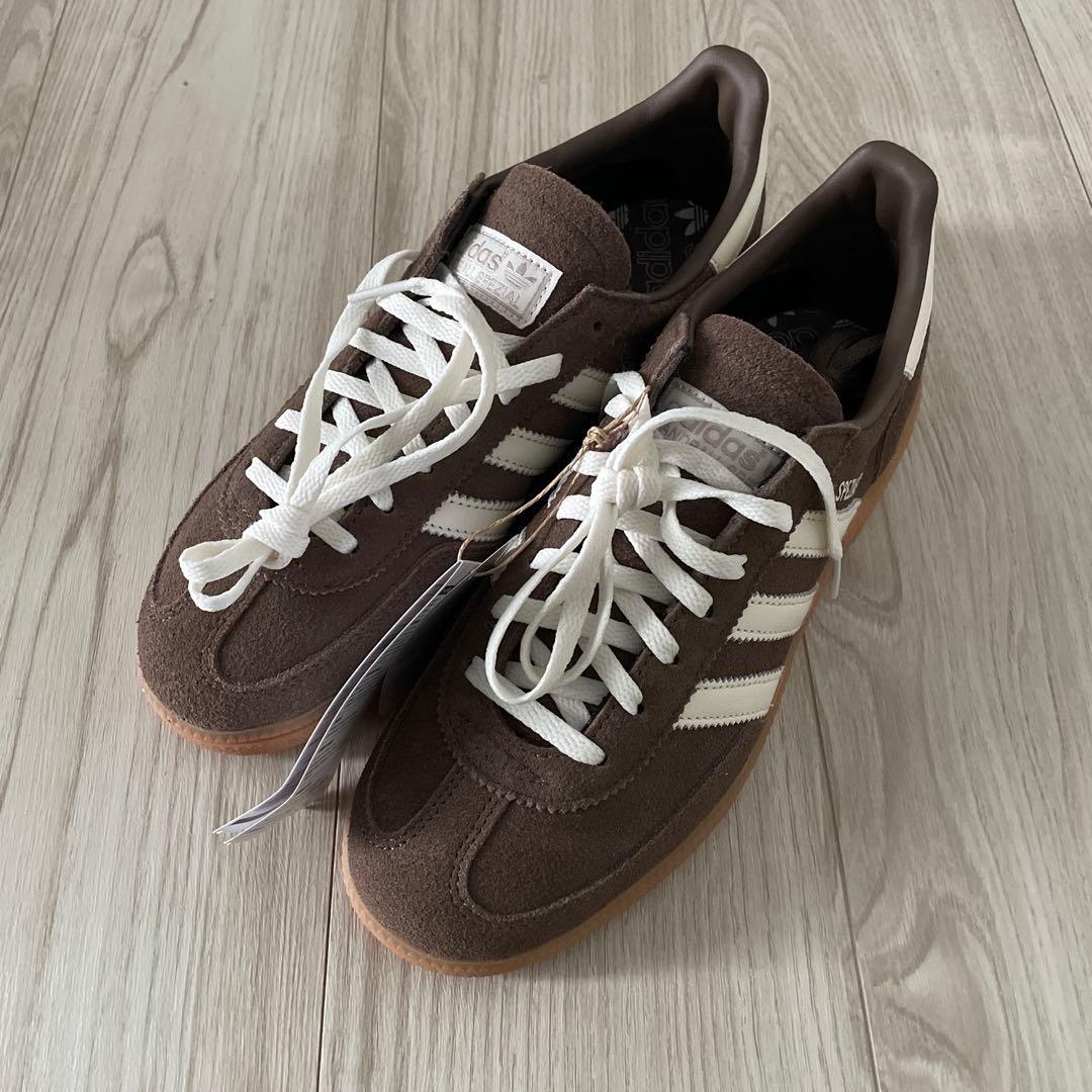 アディダス　スペツィアル　ブラウン　スニーカー