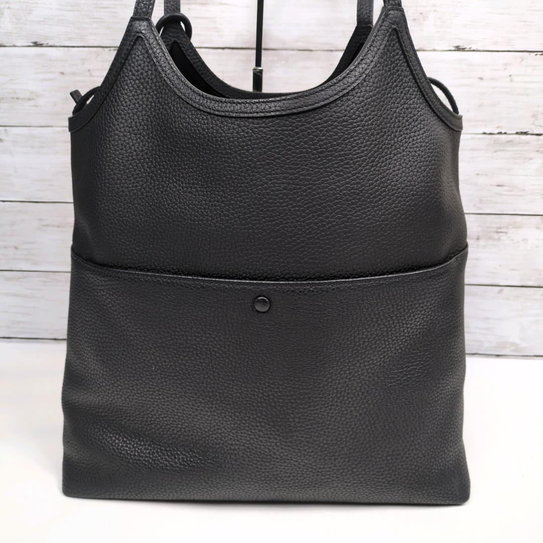 現行 美品 VASIC LOOP ループ ワンハンドル トートバッグ ブラック