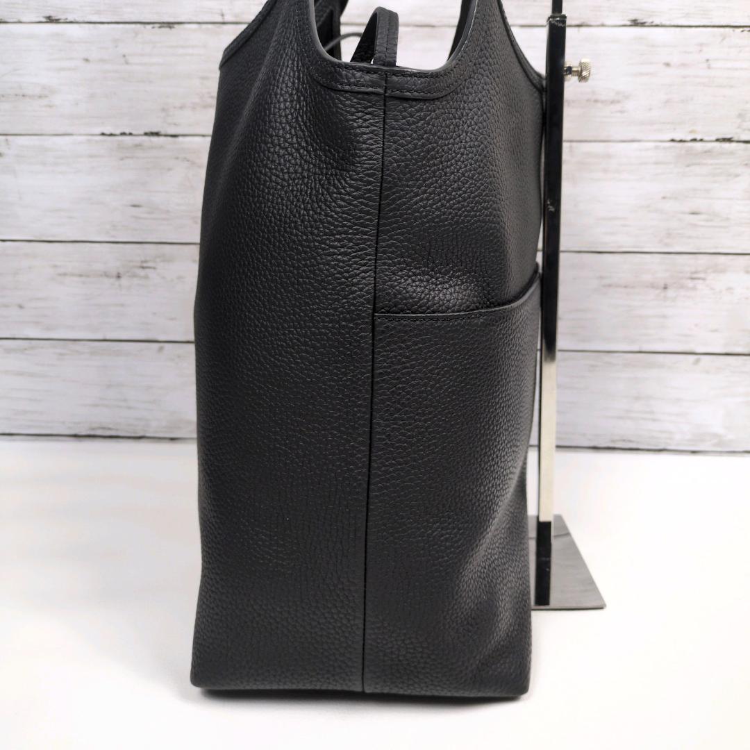 現行 美品 VASIC LOOP ループ ワンハンドル トートバッグ ブラック