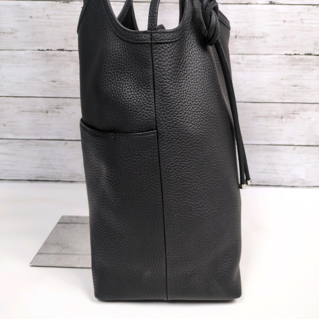 現行 美品 VASIC LOOP ループ ワンハンドル トートバッグ ブラック