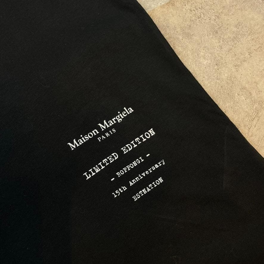 Maison Margiela 限定15周年記念 Tシャツ XS M相当 黒