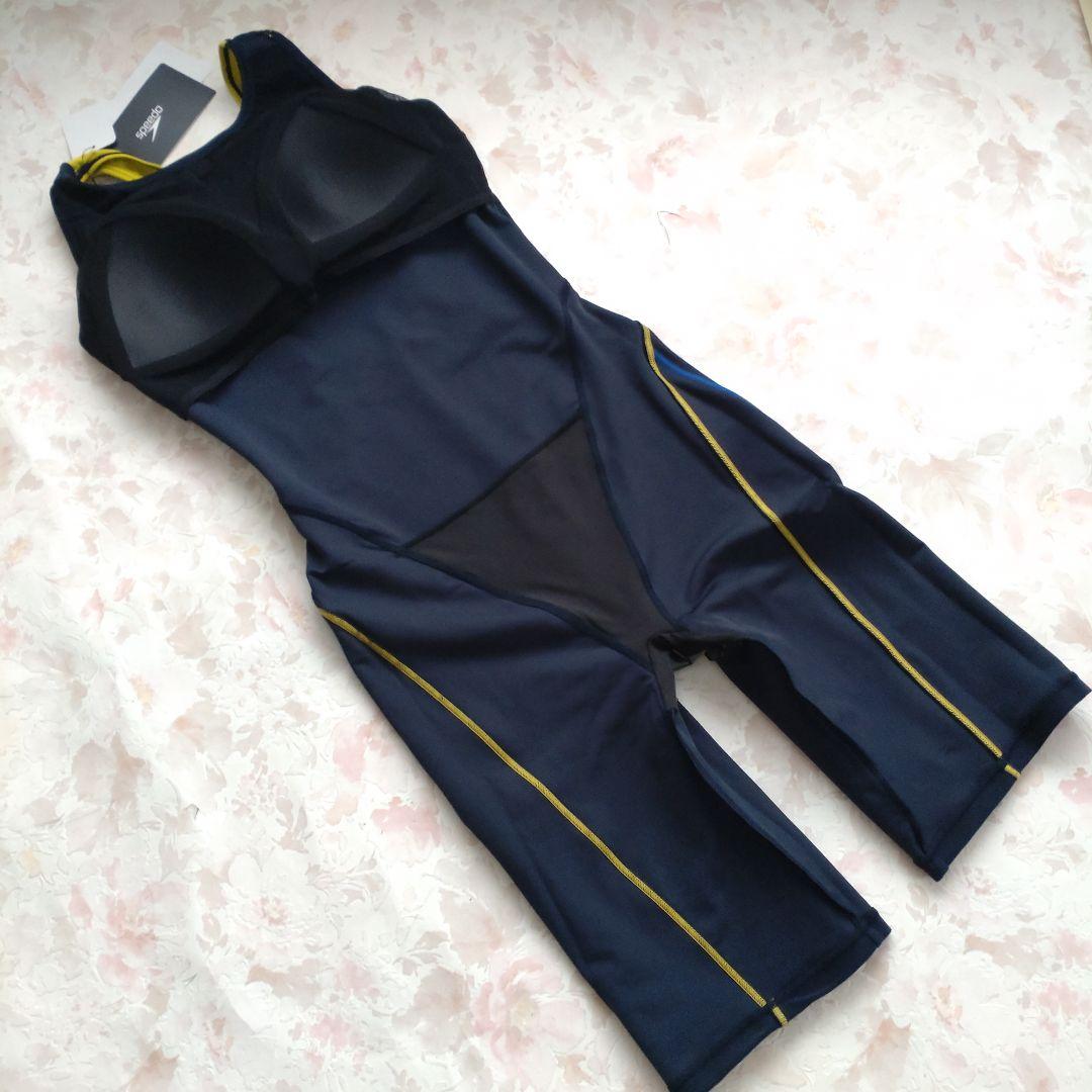 L 新品 speedo 練習水 UltraStrech カップ付 撥水 競泳