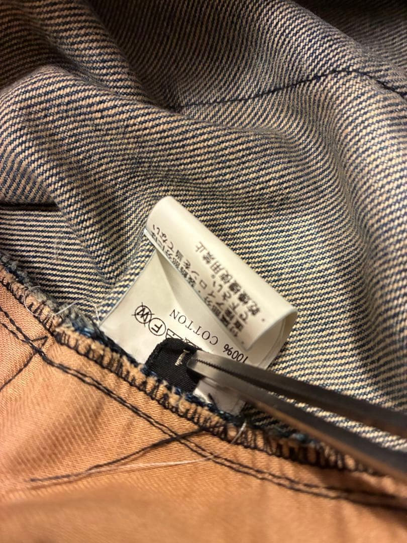 A.F ARTEFACT ヴィンテージデニムサルエルショーツ