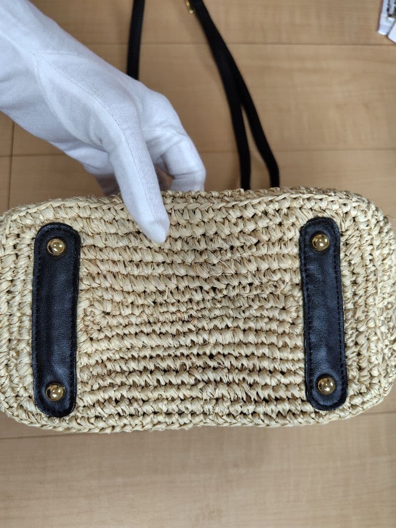 ヴィオラドーロ　かごショルダーバッグ