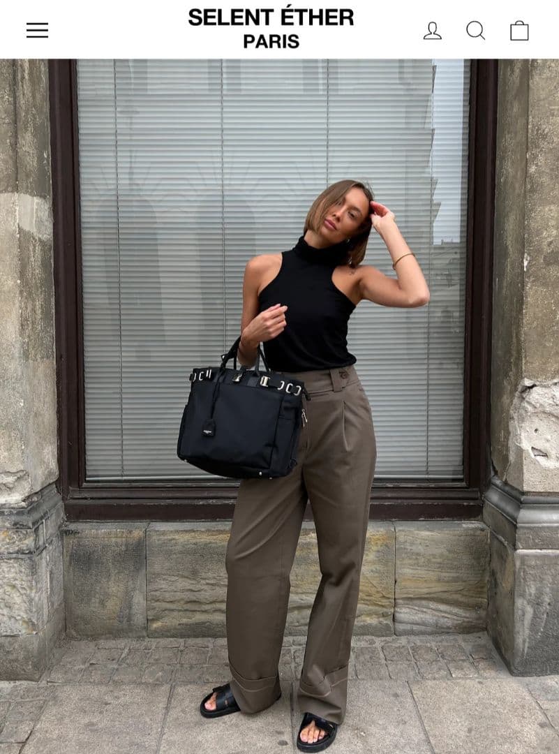 SELENT ÉTHER ブラック ビジネスバッグ