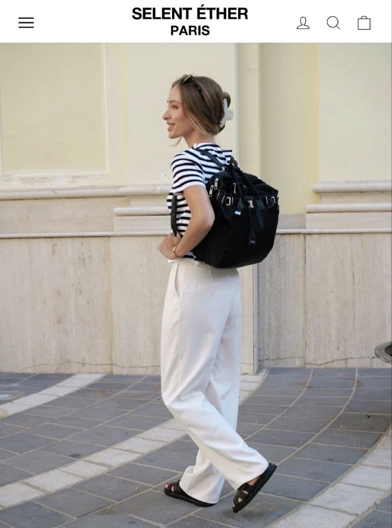 SELENT ÉTHER ブラック ビジネスバッグ