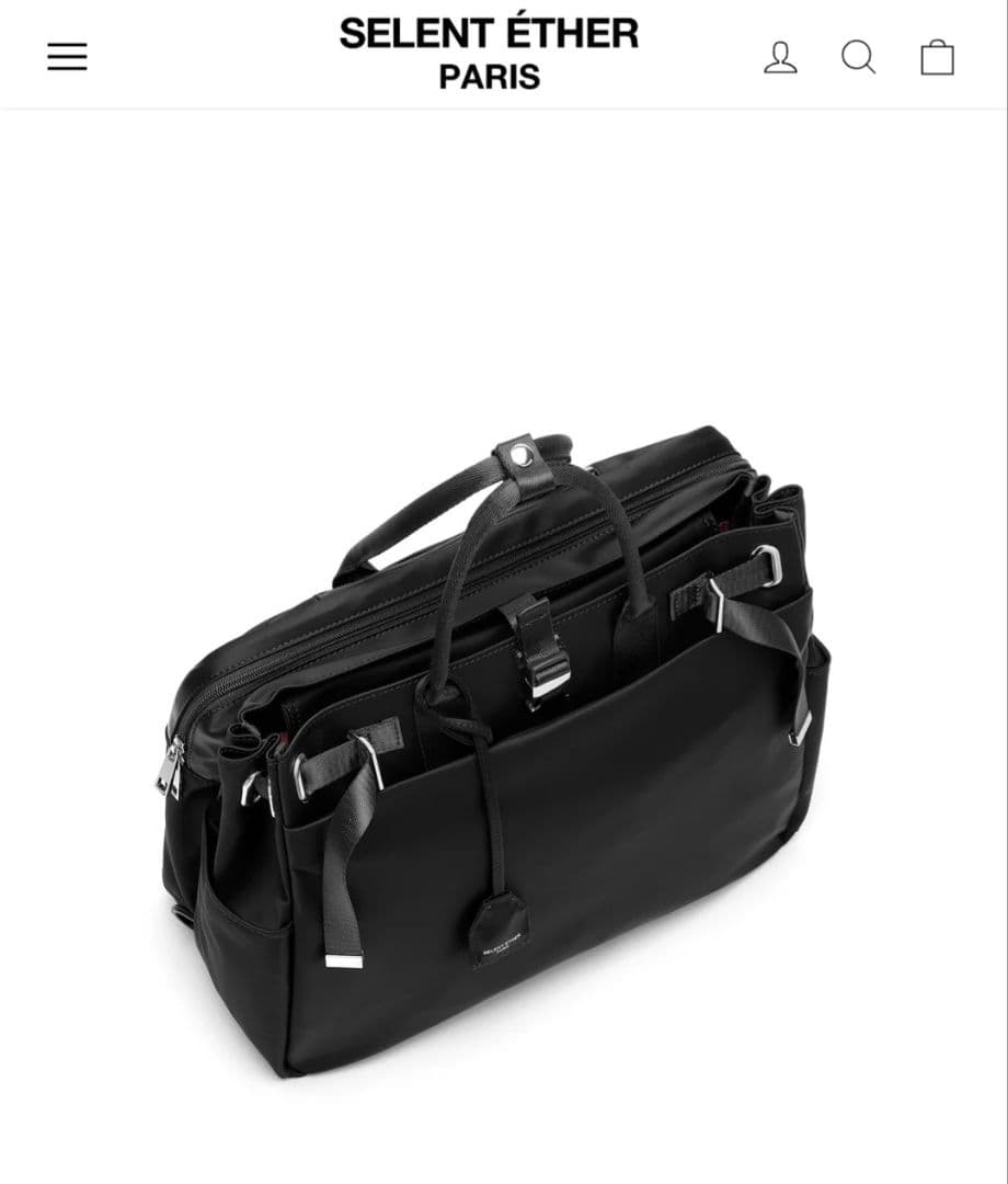 SELENT ÉTHER ブラック ビジネスバッグ