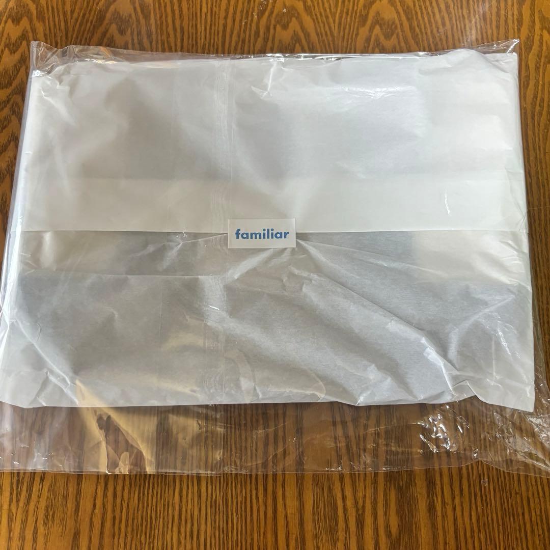 familiar 広尾限定トートバッグ アイボリー/ネイビー　即日配送可