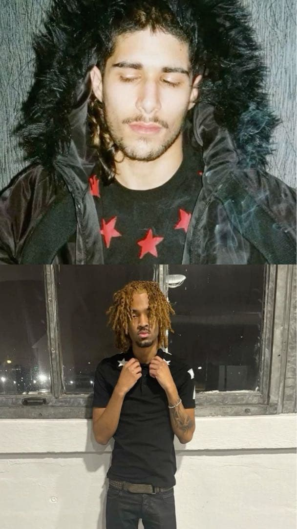 Fakemink着用　Givenchy star polo