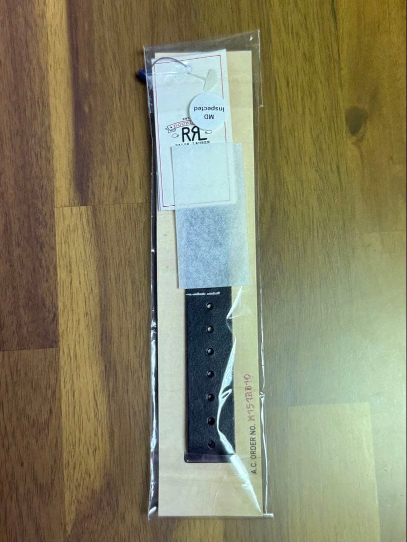 22FW 新品 RRL ダブルアールエル レザー ウォッチ ストラップ 時計