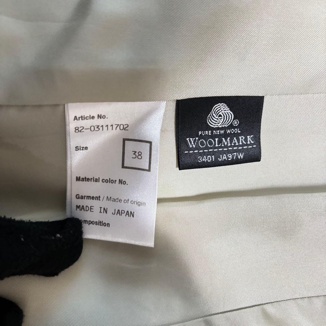 極美品/カシミヤ100％✨ルスーク チェスターコート フォックスファー 2way