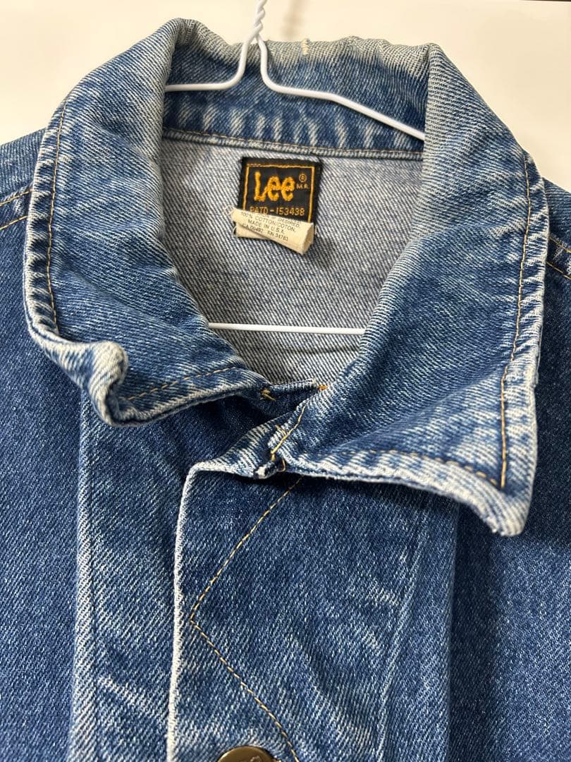 80s USA製 Lee RIDERS デニムジャケット PATD-1