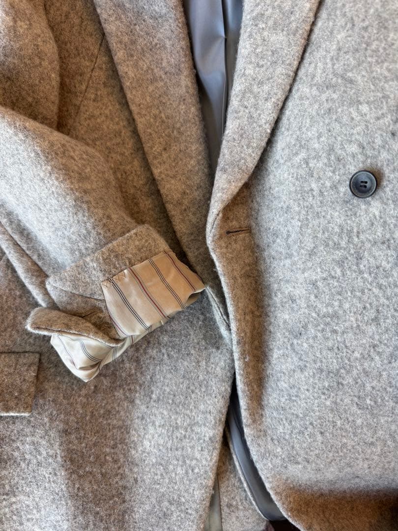 エブール　ebure グレー　チェスターコート