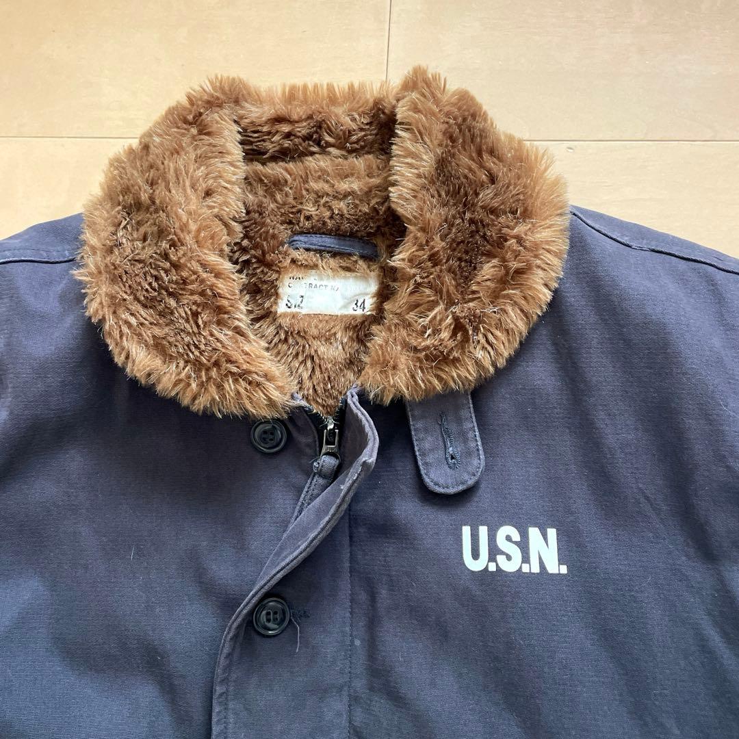 美品！NAVY DEPARTMENT N-1 DECK JACKETナス紺デッキ