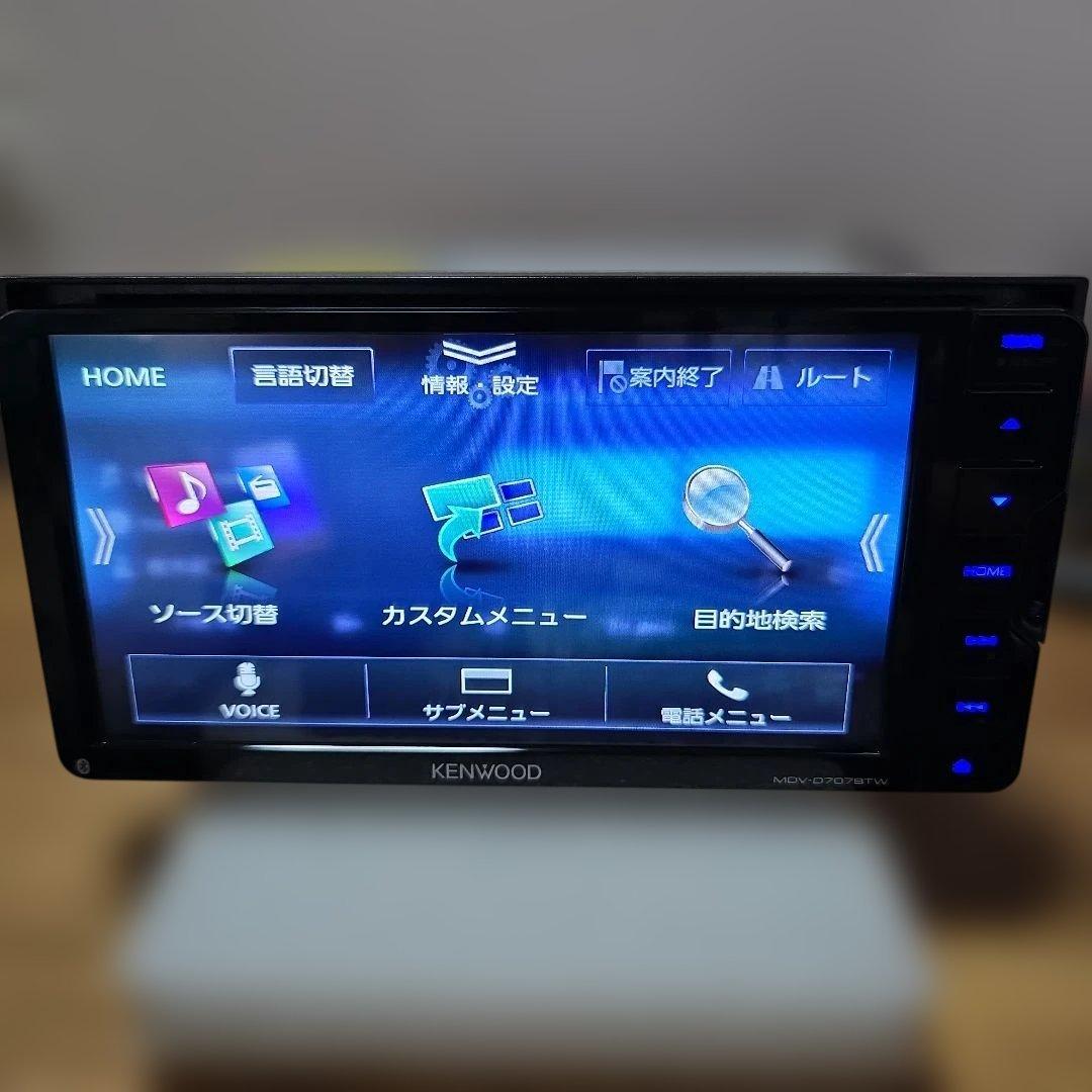 KENWOOD 200mmサイズ BT内蔵 フルセグ DVD カーナビ