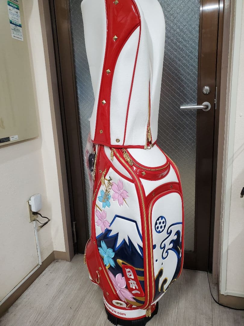 【限定100本】富士山/日本一CART BAG GOLD ゴルフバッグ
