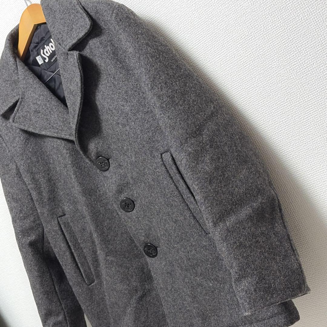 Schott ショット US740 ウール ピーコート グレー USA製　40