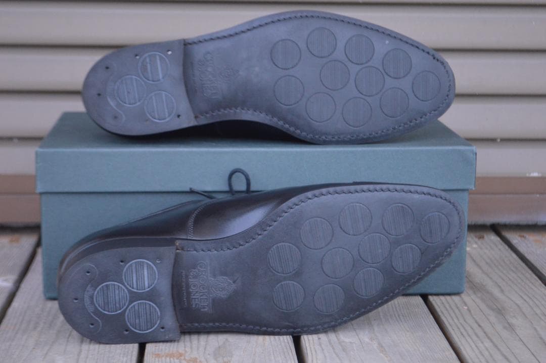 美品　CROCKETT＆JONES　KENT　6.5E　ブラック