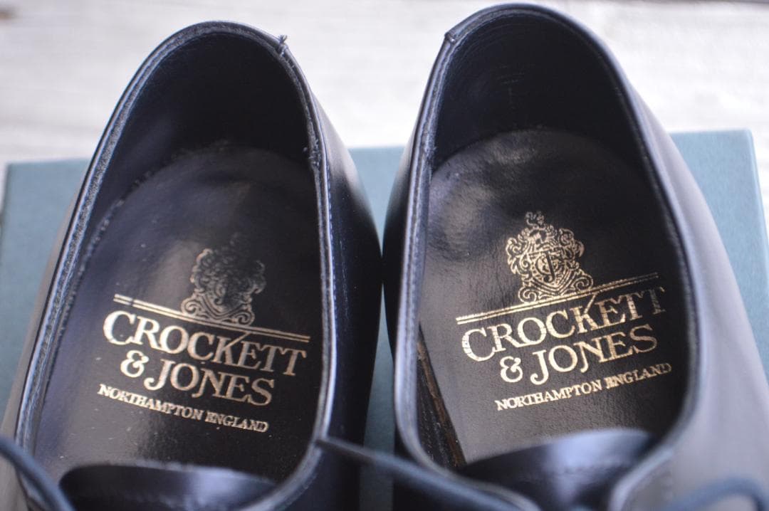 美品　CROCKETT＆JONES　KENT　6.5E　ブラック