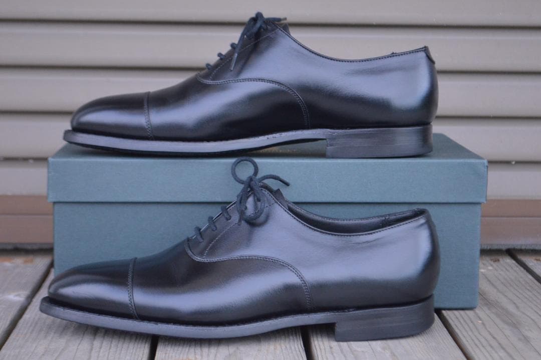 美品　CROCKETT＆JONES　KENT　6.5E　ブラック