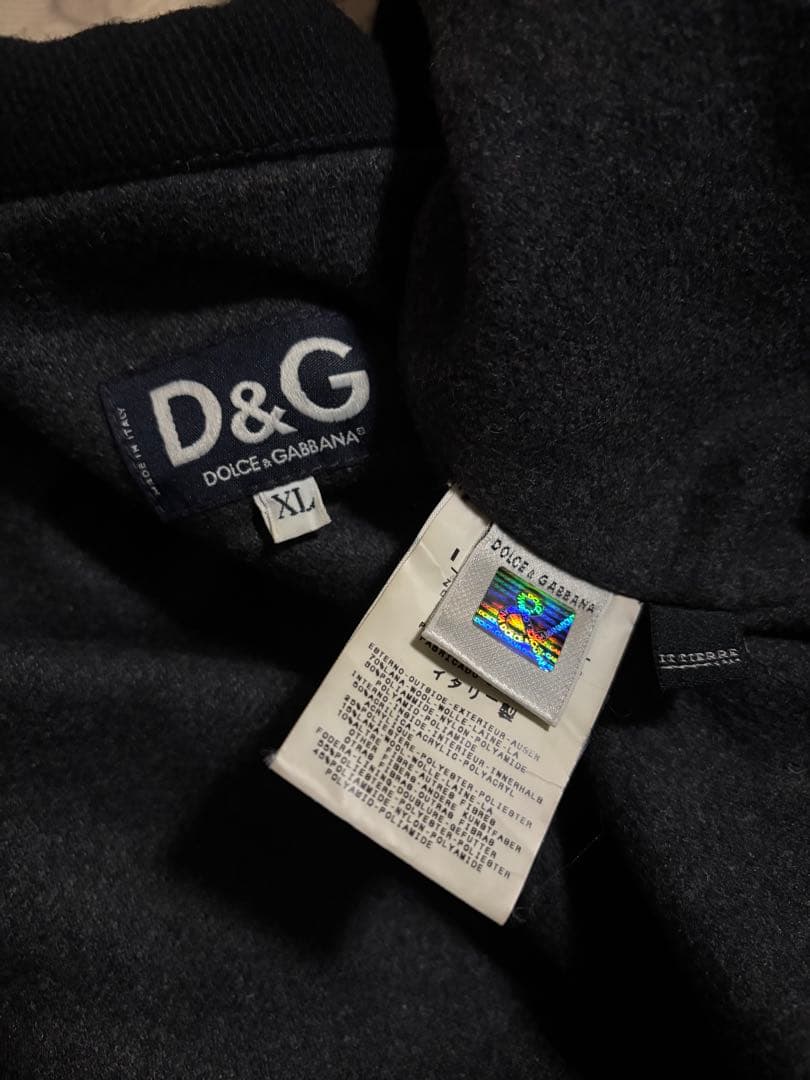 00s D&G DOLCE&GABBANA ウールトラッカージャケット