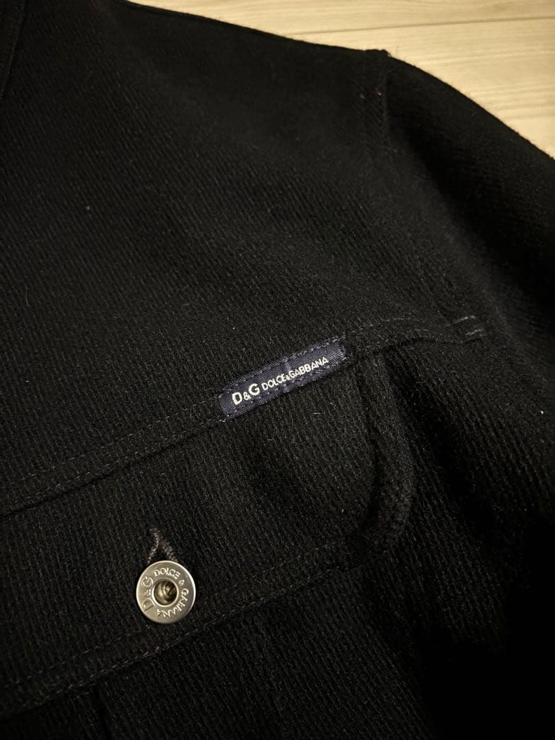 00s D&G DOLCE&GABBANA ウールトラッカージャケット