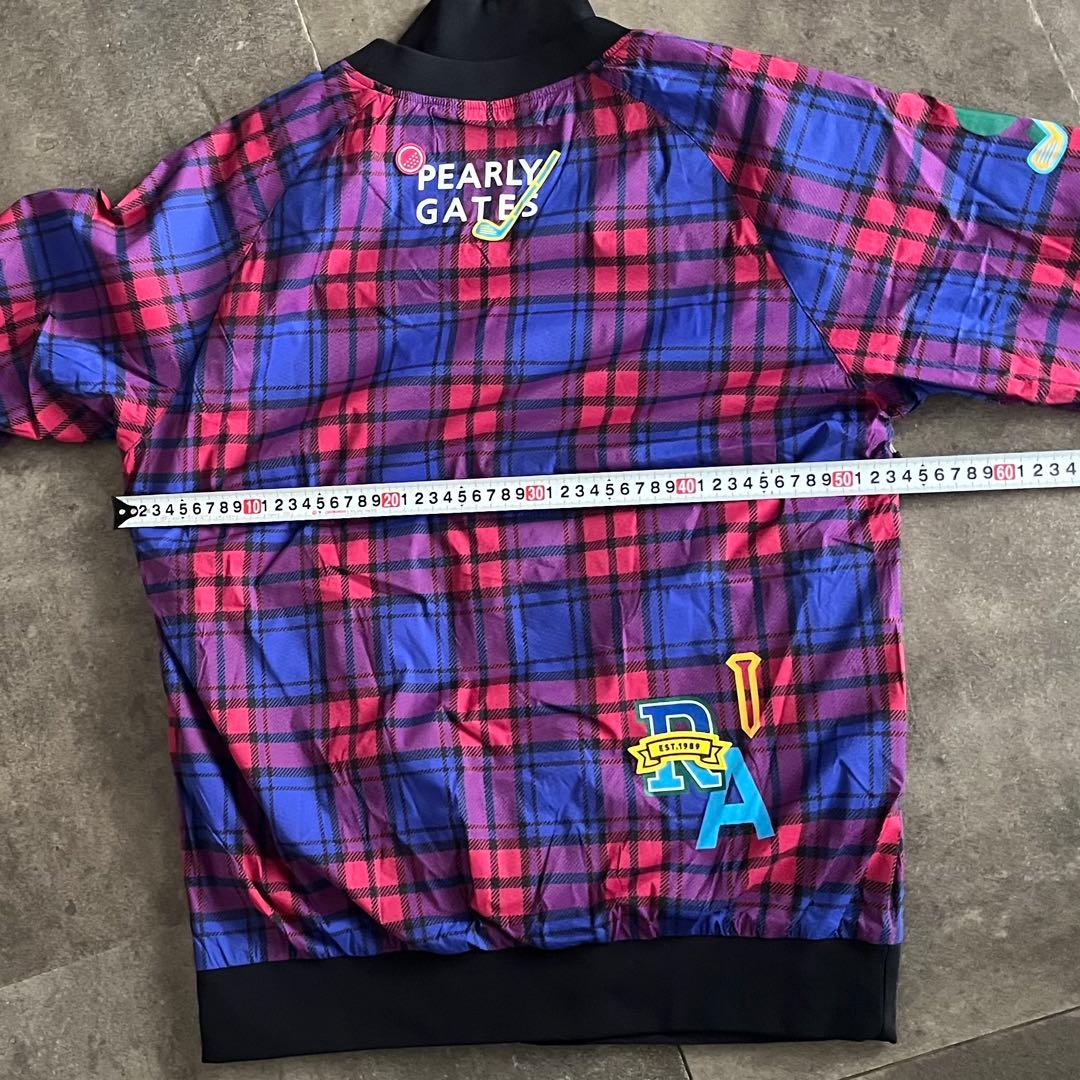 【新品】パーリーゲイツ ナイロンストレッチハニカム Rチェック 定価61600円