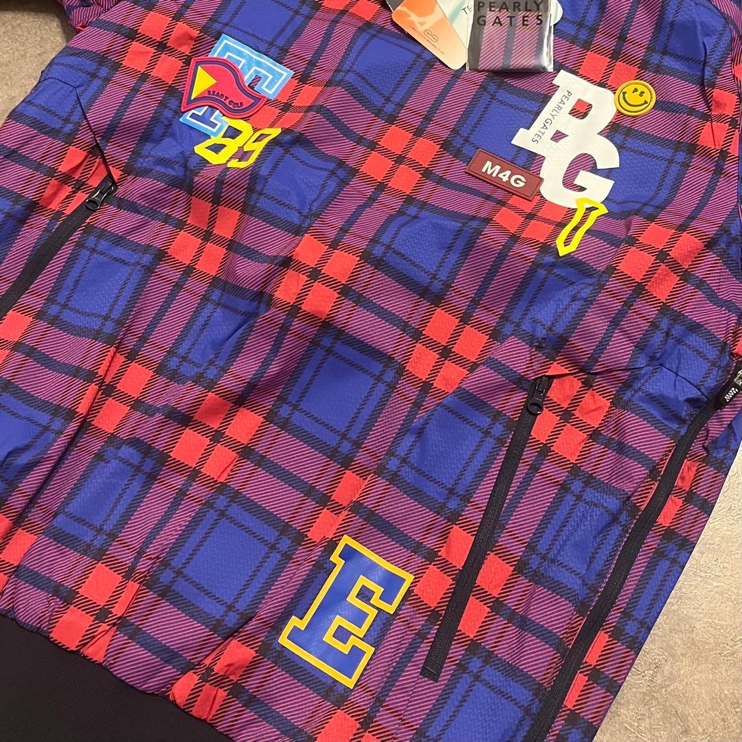 【新品】パーリーゲイツ ナイロンストレッチハニカム Rチェック 定価61600円