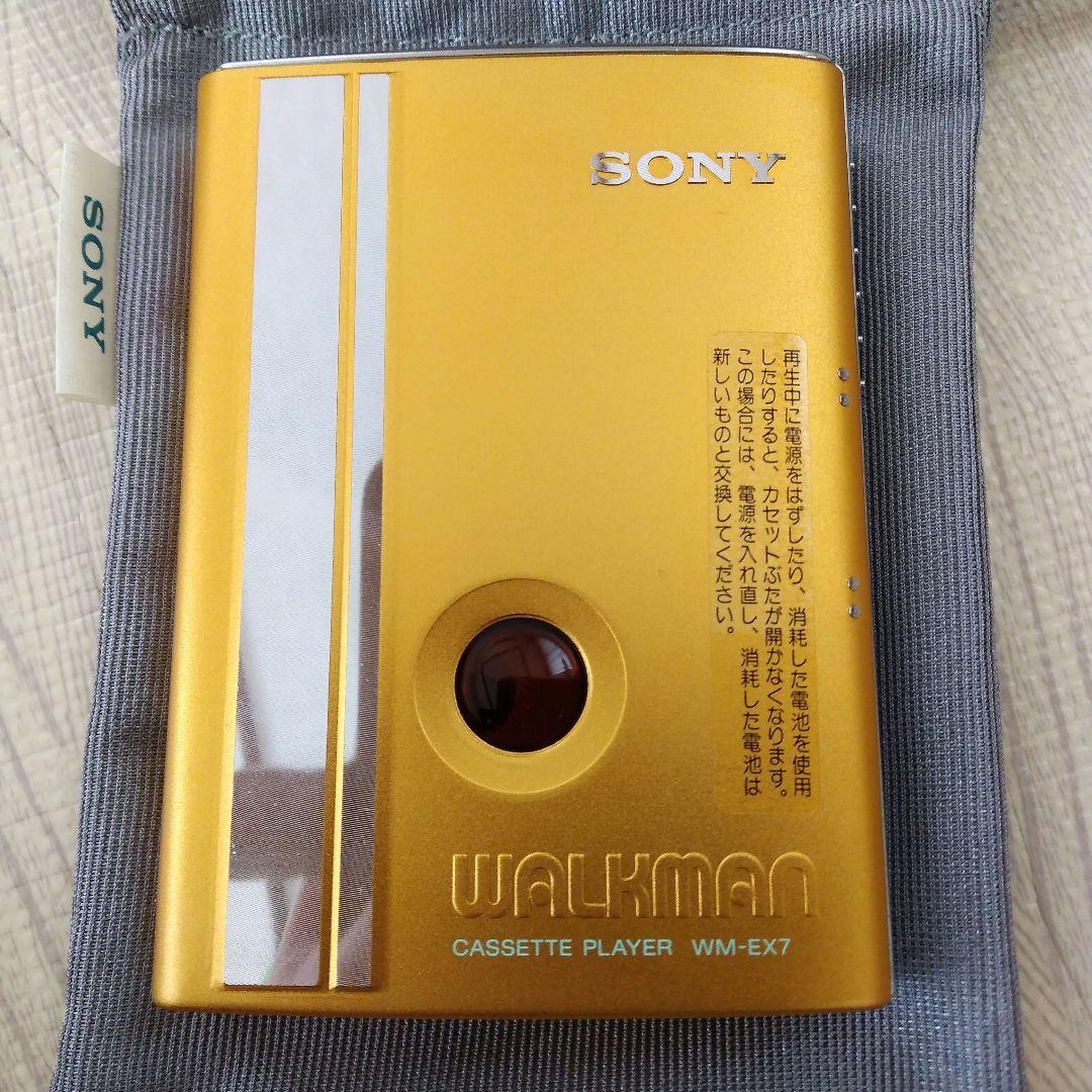 SONY WM-EX7 カセットウォークマン ゴールド 美品 ソニー