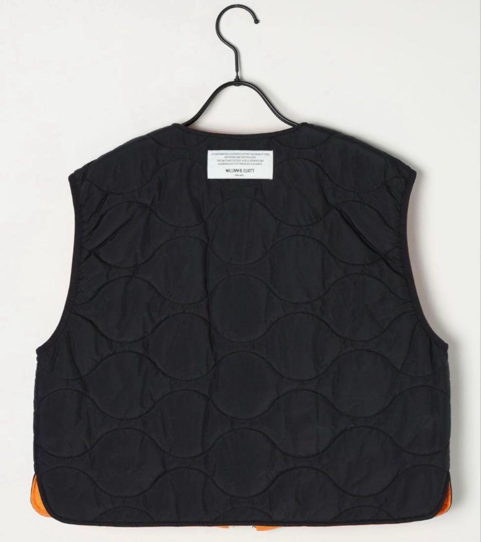 【WILLIAM B.ELIOTT】リバーシブルキルトベスト　ニコアンドタグ付き