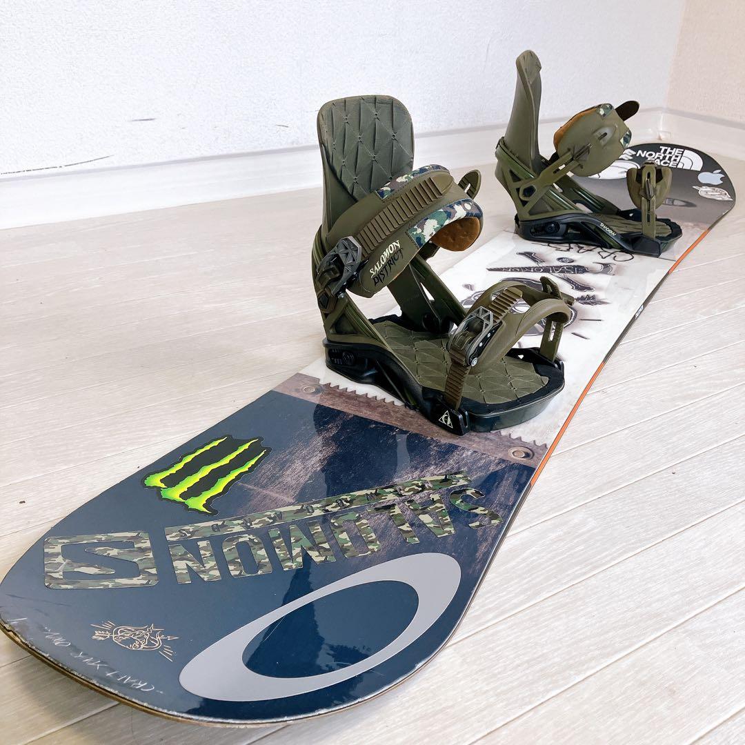 SALOMON CRAFT スノーボード DISTRICT M バイン セット