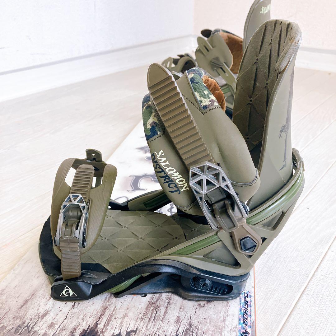 SALOMON CRAFT スノーボード DISTRICT M バイン セット