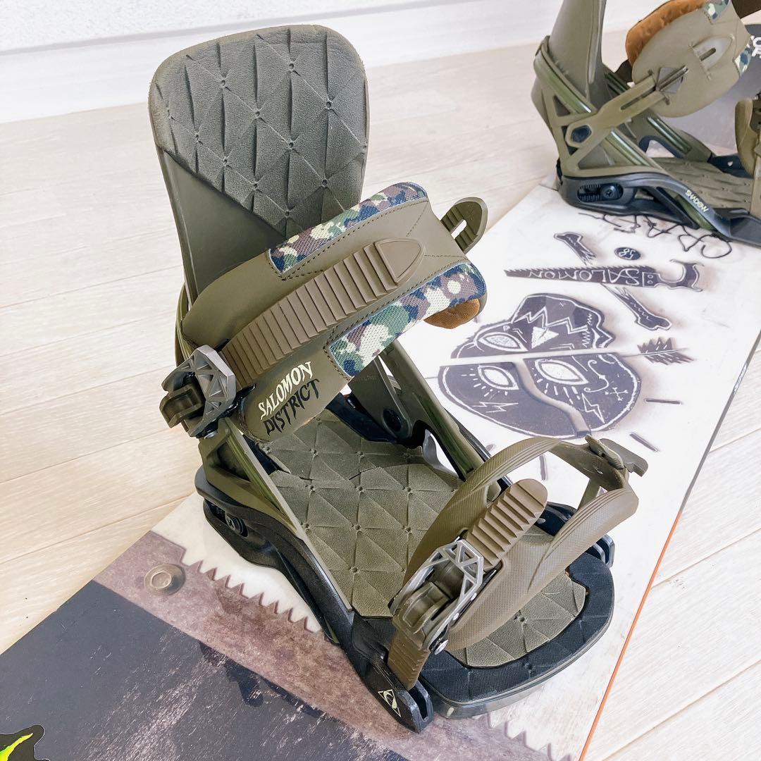SALOMON CRAFT スノーボード DISTRICT M バイン セット