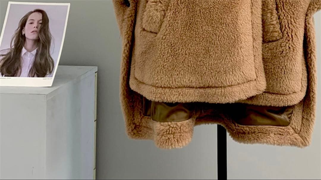 【週末限定22000円→20000円】テディ ポンチョ　MaxMaraお好きな方