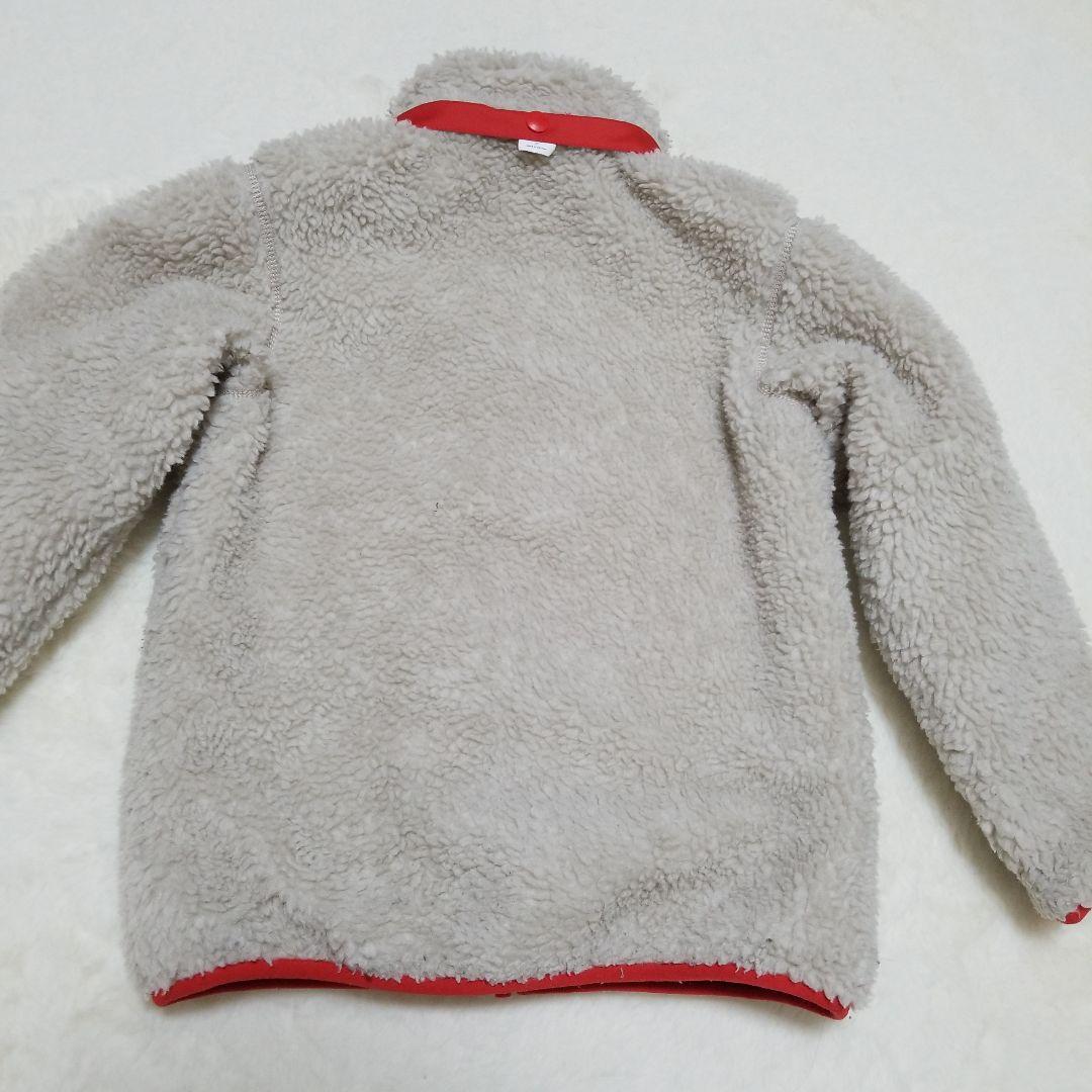 5T　パタゴニア　リバーシブル　フリース　ボア　ジャケット　ネイビー