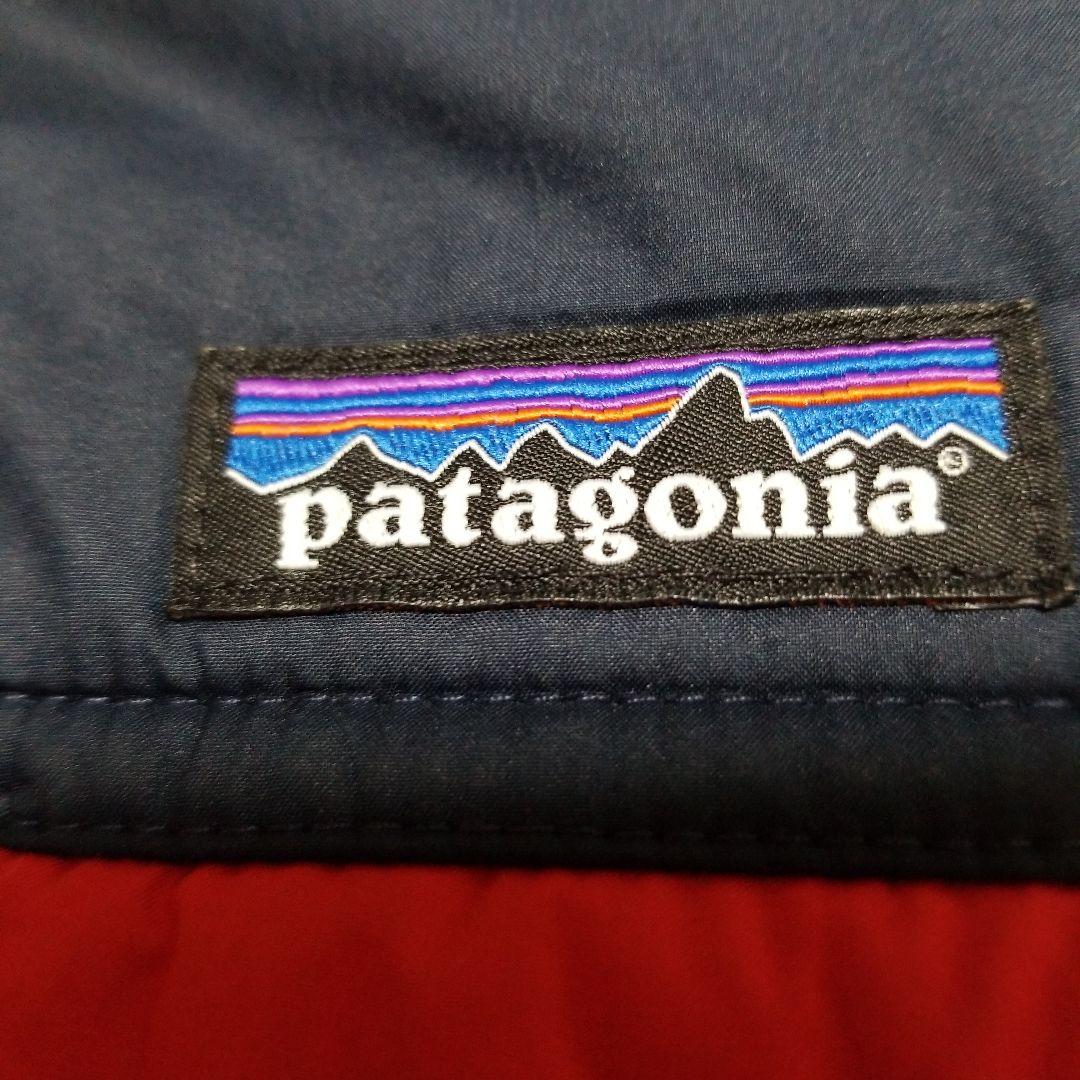 5T　パタゴニア　リバーシブル　フリース　ボア　ジャケット　ネイビー