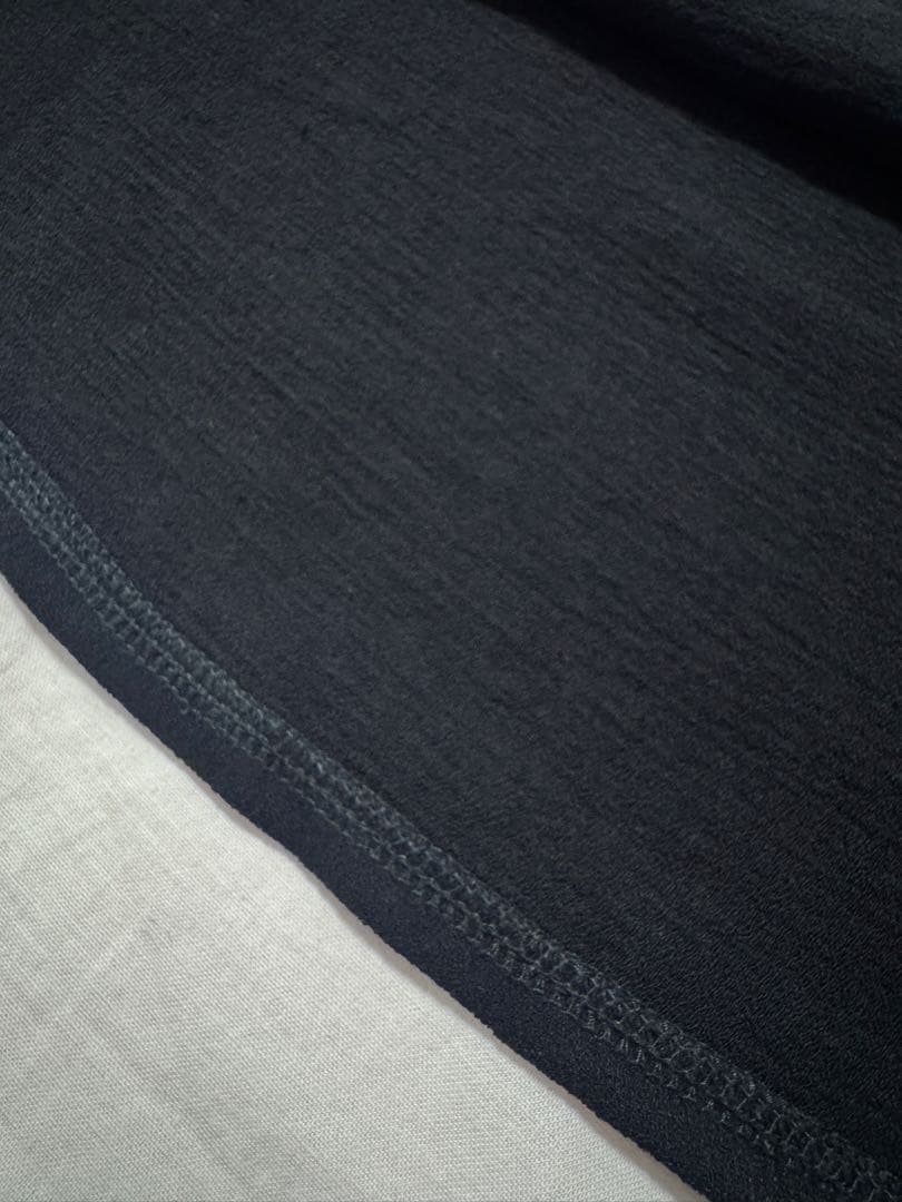 mizuiro ind ジョーゼット ボートネック コクーンプルオーバー