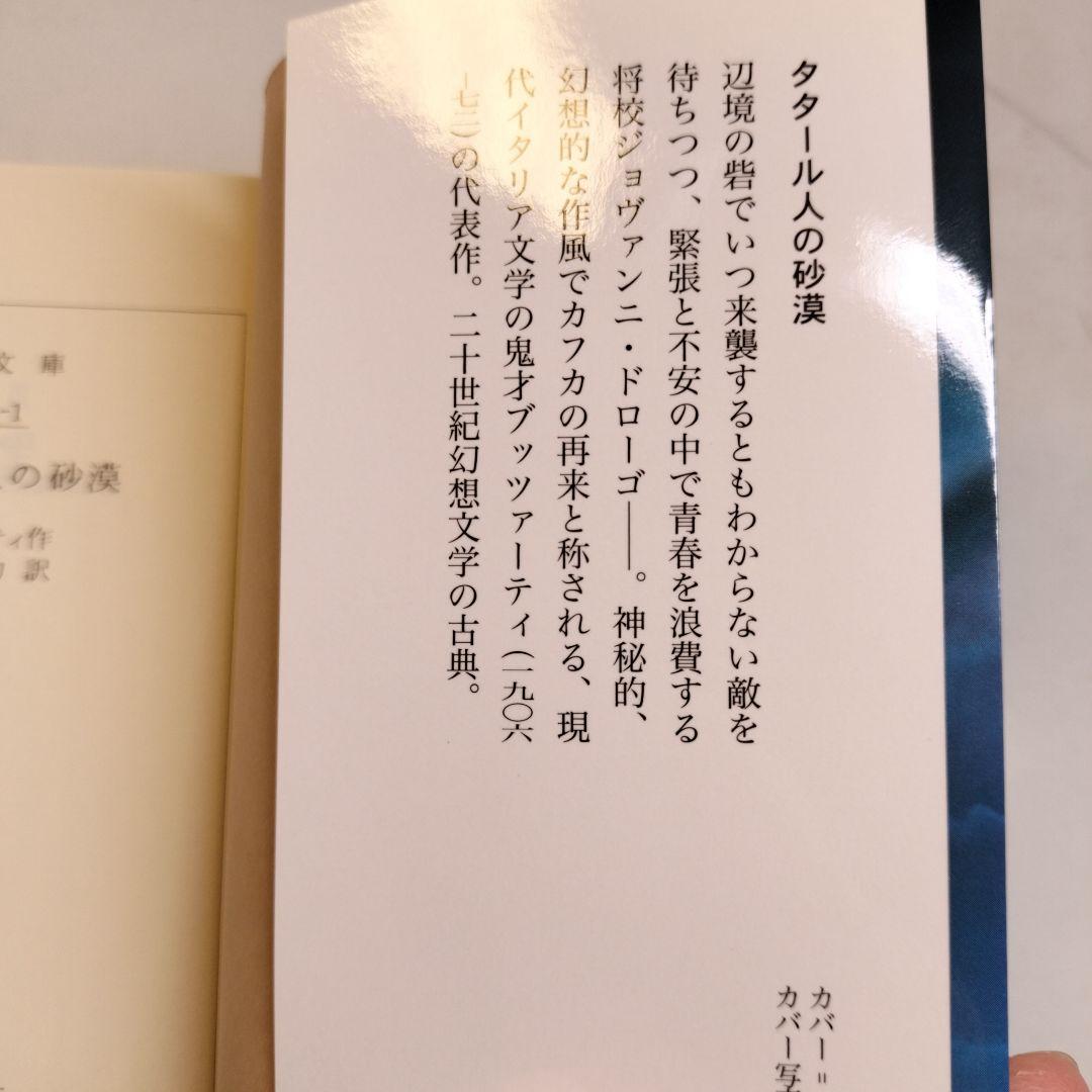 タタール人の砂漠 岩波文庫