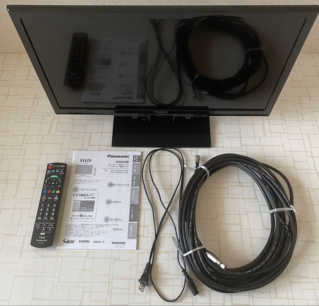 Panasonic Viera 薄型テレビ TH-L24C6 本体と付属品
